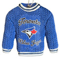 FOCO MLB Hockey Sweater Ornament- Toronto Blue Jays
