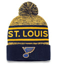 NHL Authentic Pro Heathered Cuffed Pom Toque