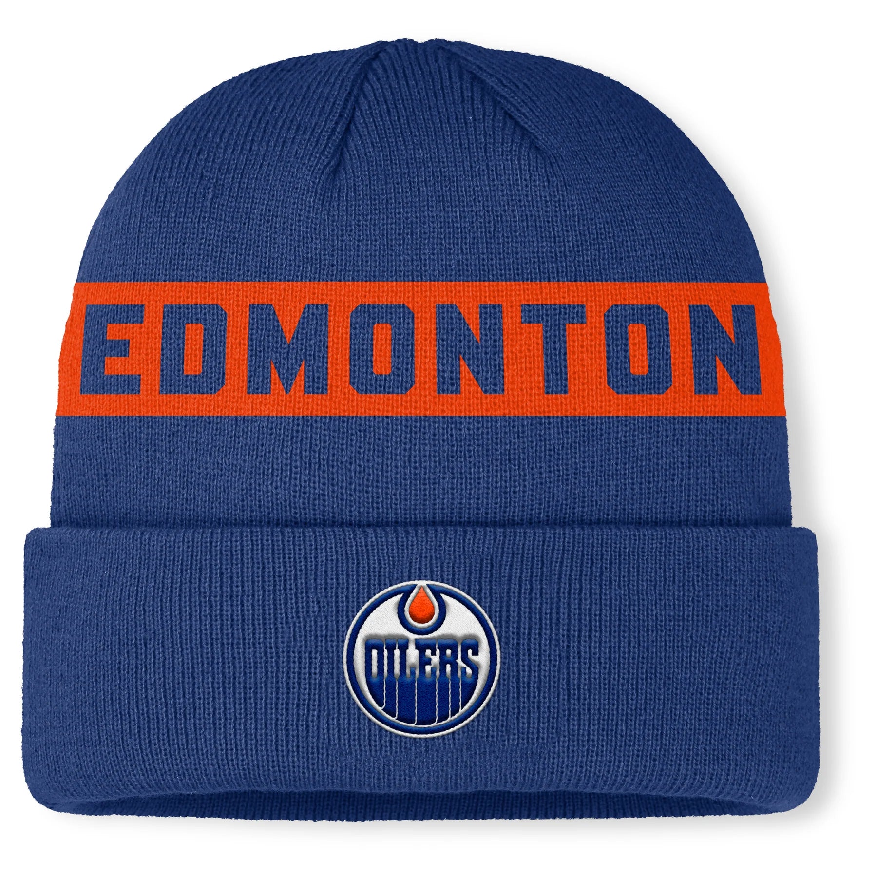 Fanatics Authentic Pro Rink 12 Cuffed Toque- Edmonton Oilers