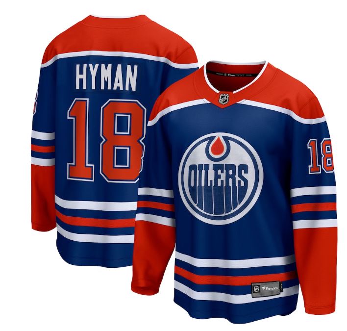 Breakaway Jersey Edmonton Oilers- Hyman