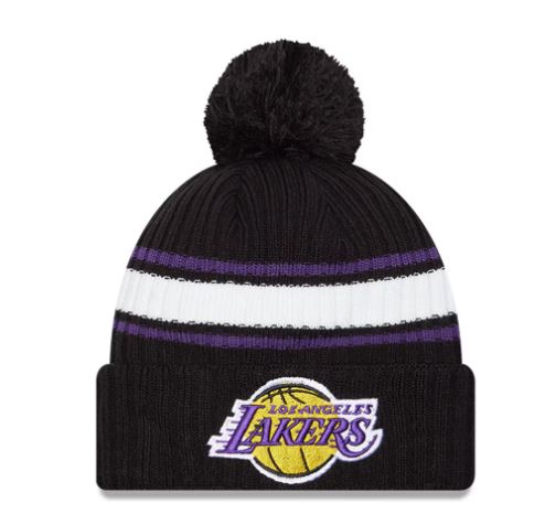 NBA Knitfold E3 Stripe Cuffed Pom Knit Toque