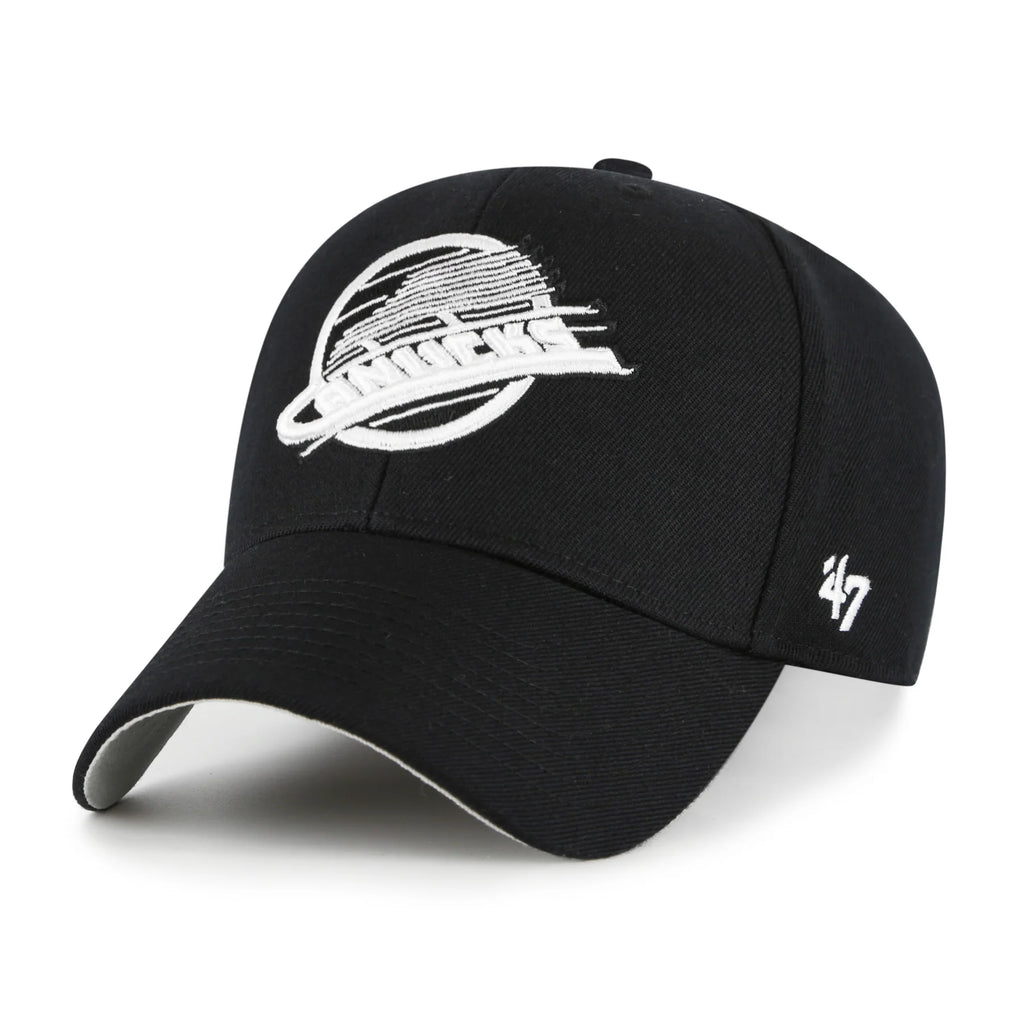 '47 Brand Vancouver Canucks MVP Adjustable Hat - Black/White