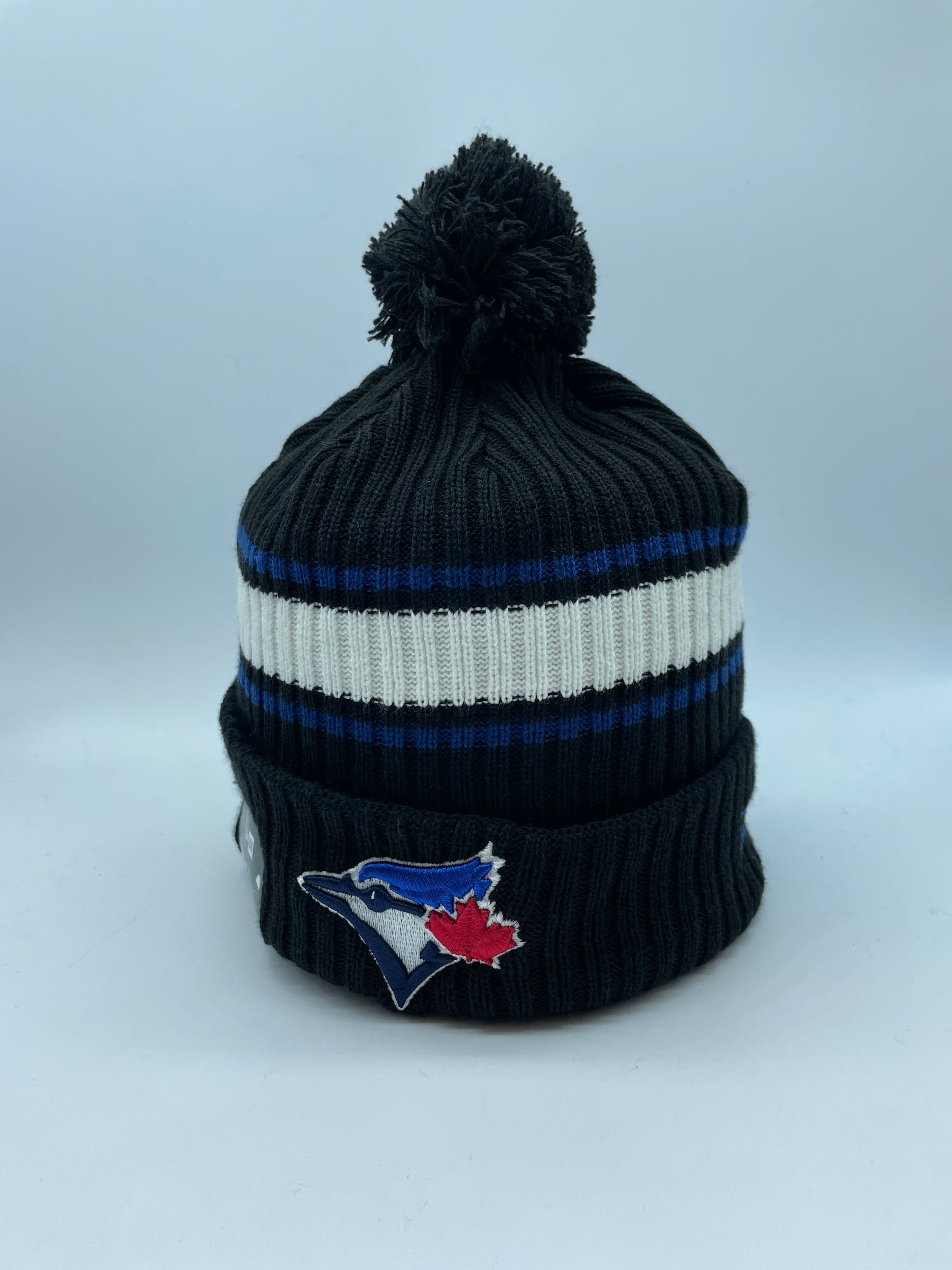 MLB Cuffed Knit Fold Toque Black