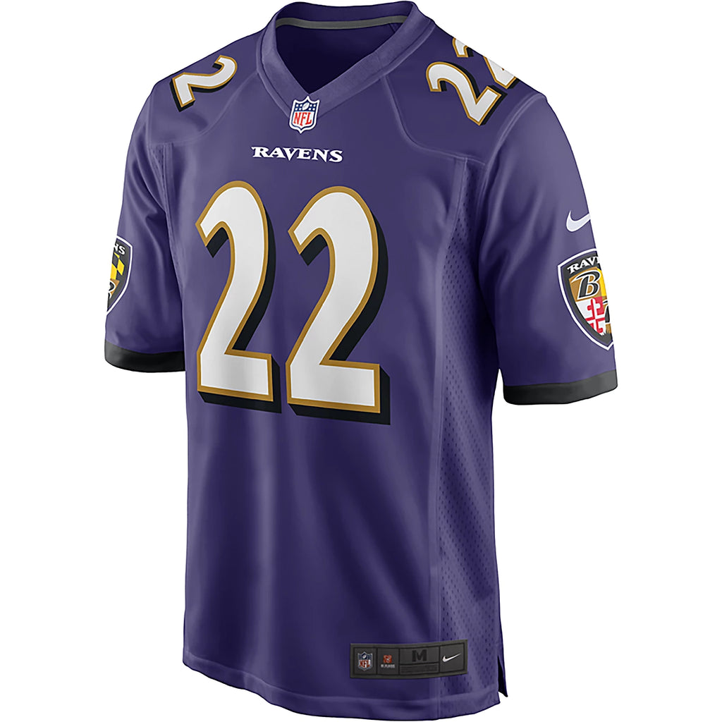 Nike NFL Ravens Derrick Henry #22 Home Game Men's Jersey