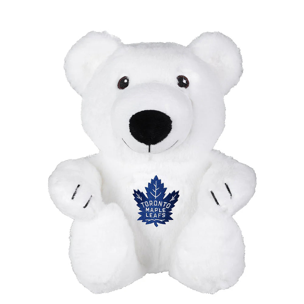 FOCO 10" Plush Polar Bear - Toronto Maple Leafs