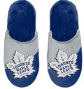 FOCO NHL Big Logo Youth Slippers - Toronto Maple Leafs