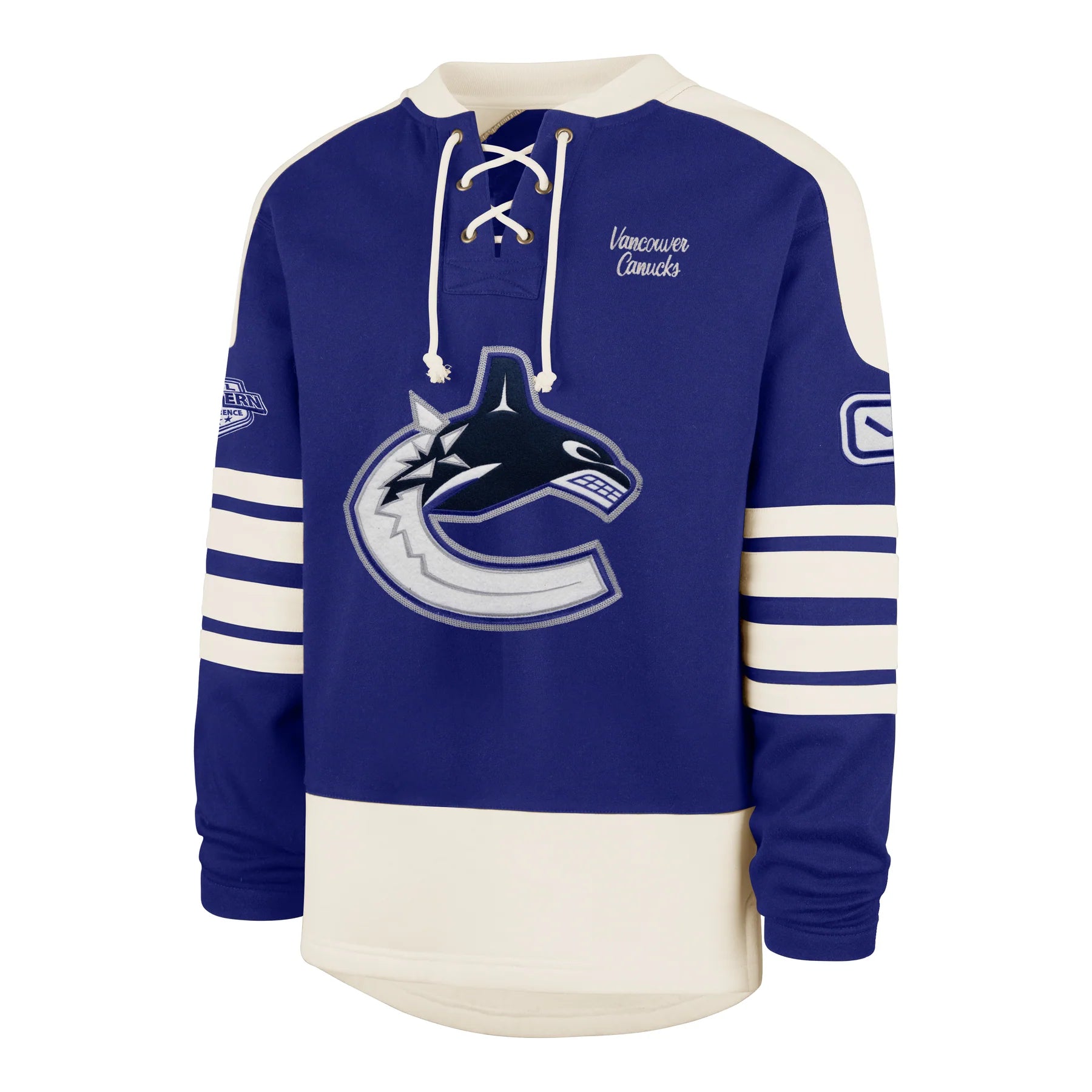 47 Brand Vancouver Canucks Golden Age Sweep Check Eternal Lacer