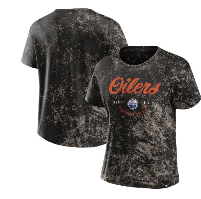 NHL Edmonton Oilers Women's Heritage T-Shirt