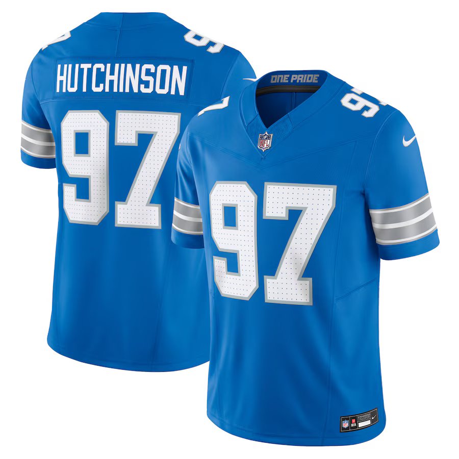 Nike NFL Detroit Lions Aidan Hutchinson Limited Jersey