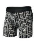 Saxx Men’s Smooth Luxe Micro Modal Boxer Brief - Tropic Royale Black