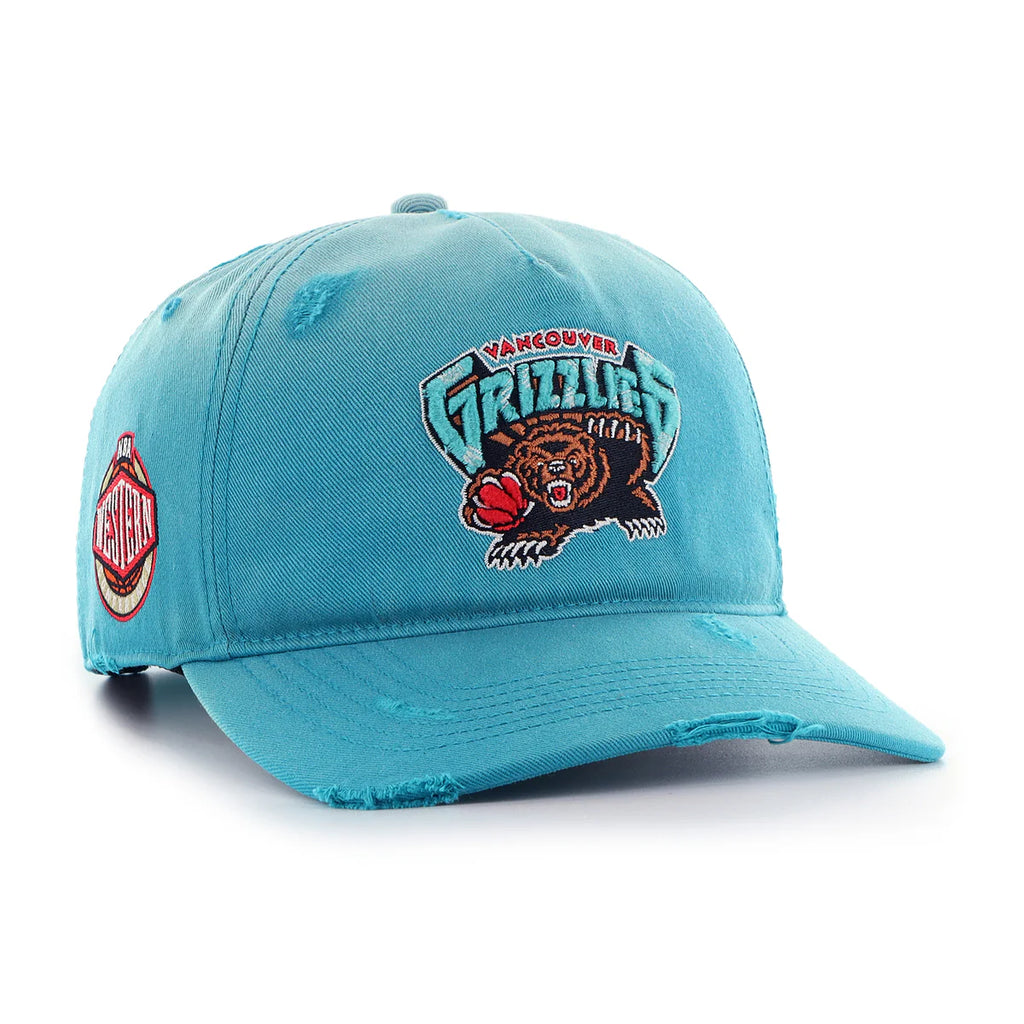 '47 Brand Hitch LC Low Crown Hardwood Classics Worn Cap- Vancouver Grizzlies