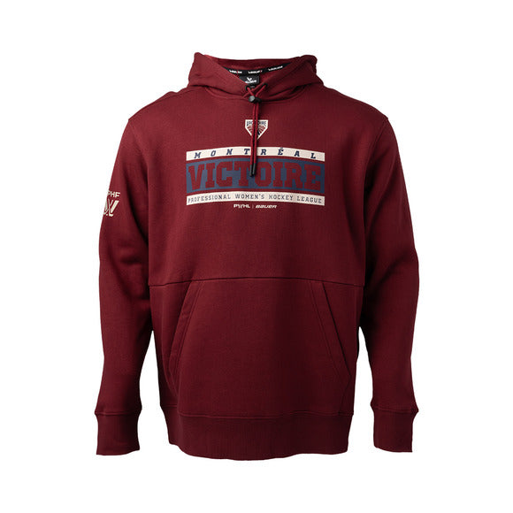 Bauer X PWHL Montreal Victoire Adult Ultimate Hoodie