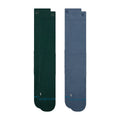 Stance Solid Mid Poly Snow OTC Socks 2 Pack