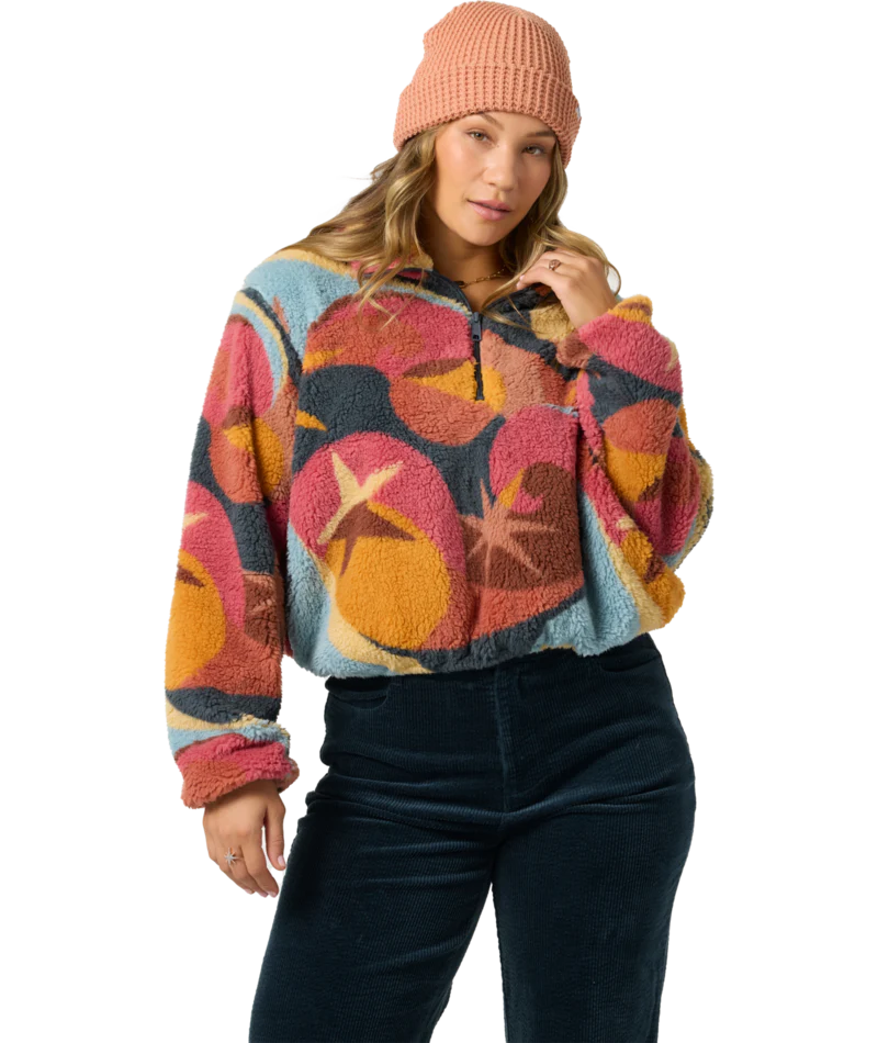 O'Neill Women's Kacey Printed Fleece Jacket