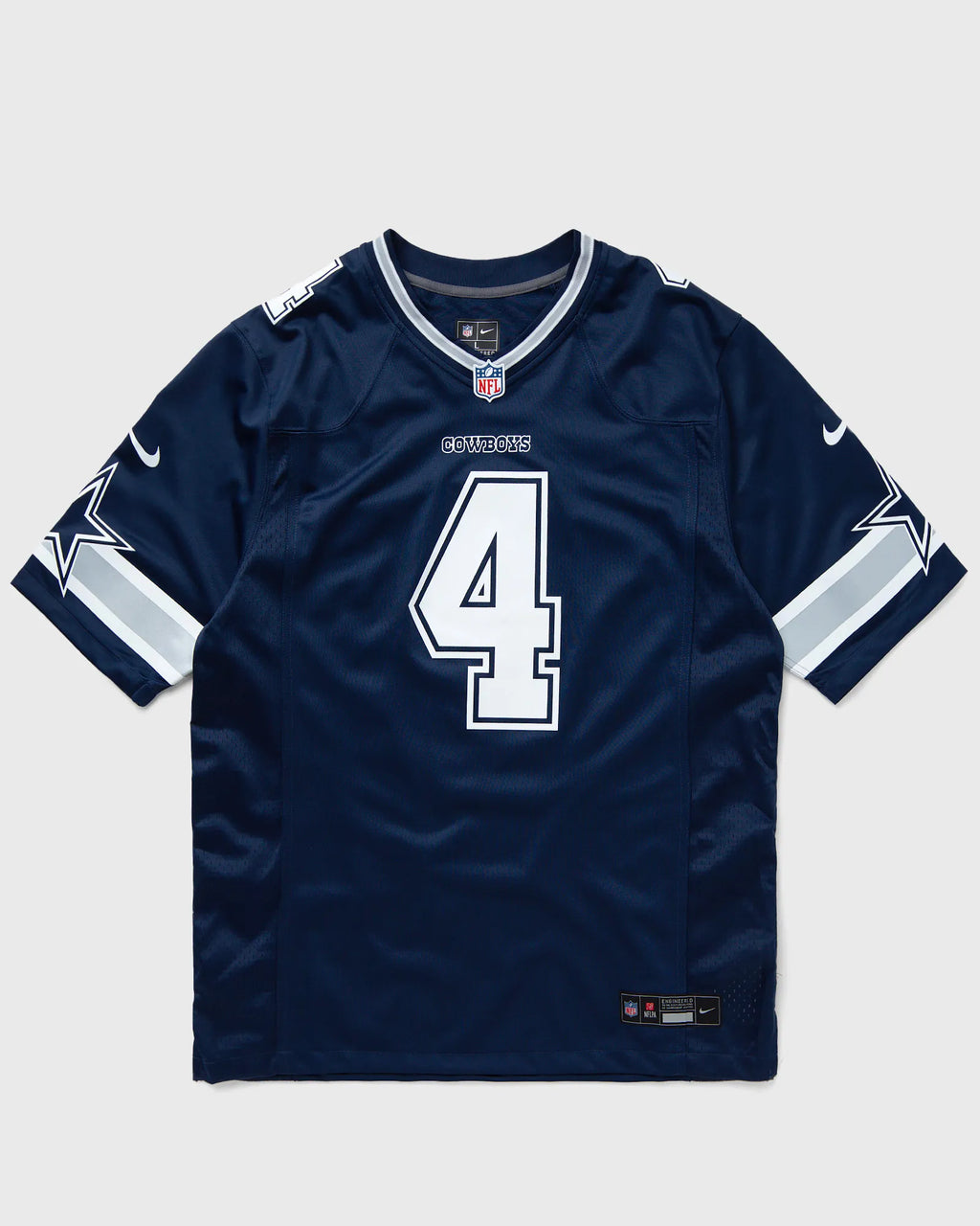 Nike NFL Dallas Cowboys Dak Prescott #4 Home Game Men's Jersey