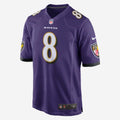 Nike NFL Baltimore Ravens Lamar Jackson #8 Game Jersey
