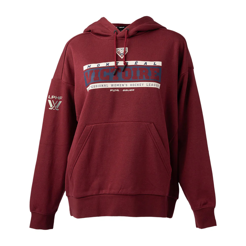 Bauer X PWHL Montreal Victoire Women's Pullover Hoodie