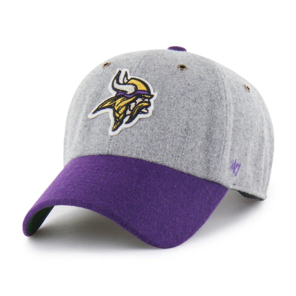'47 Brand Historic Grandstand Two Tone Clean Up Cap- Minnesota Vikings