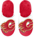 FOCO NHL Big Logo Youth Slippers - Calgary Flames