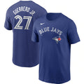 Name & Number Toronto Blue Jays Valdimir Guerrero Jr. Royal T-Shirt