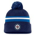 Fanatics Authentic Pro Rink 13 Cuffed Knit Beanie with Pom- Winnipeg Jets