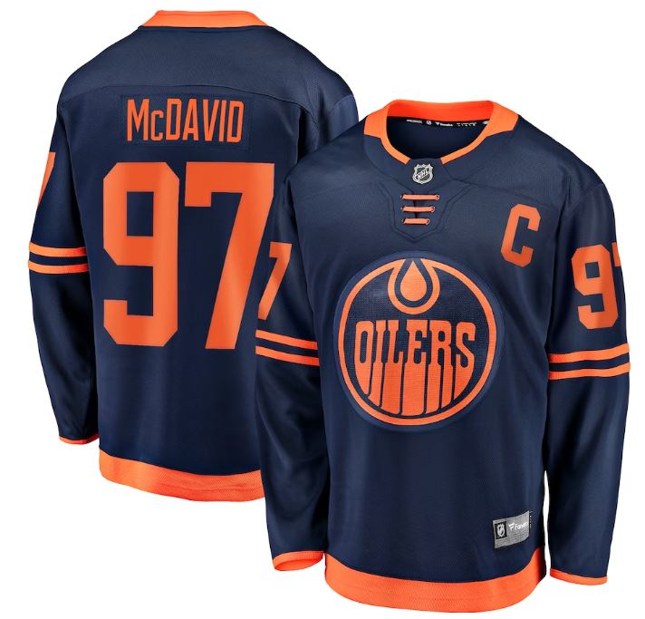 Fanatics Edmonton Oilers Breakaway Jersey - Connor McDavid