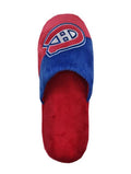 FOCO NHL Big Logo Adult Slippers- Montreal Canadiens