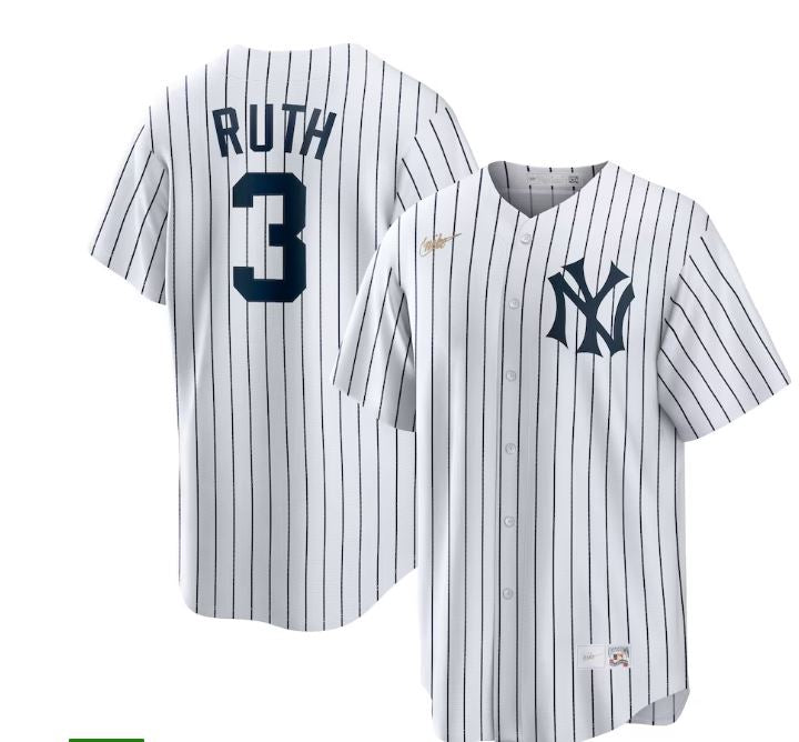 Cooperstown Collection Player Jersey- New York Yankees Babe Ruth