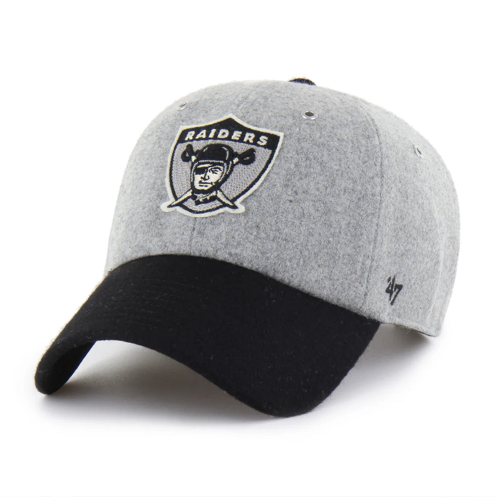 '47 Brand Historic Grandstand Two Tone Clean Up Cap- Las Vegas Raiders