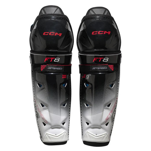 CCM JetSpeed FT8 Senior Hockey Shin Guards