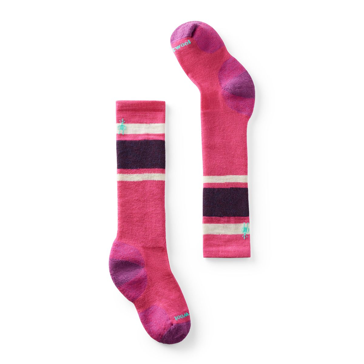 Kids' Wintersport Full Cushion Stripe OTC Socks