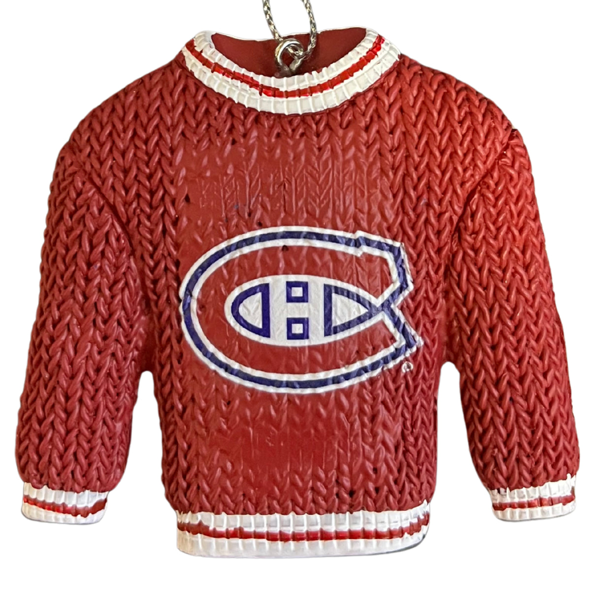FOCO NHL Hockey Sweater Ornament- Montreal Canadiens