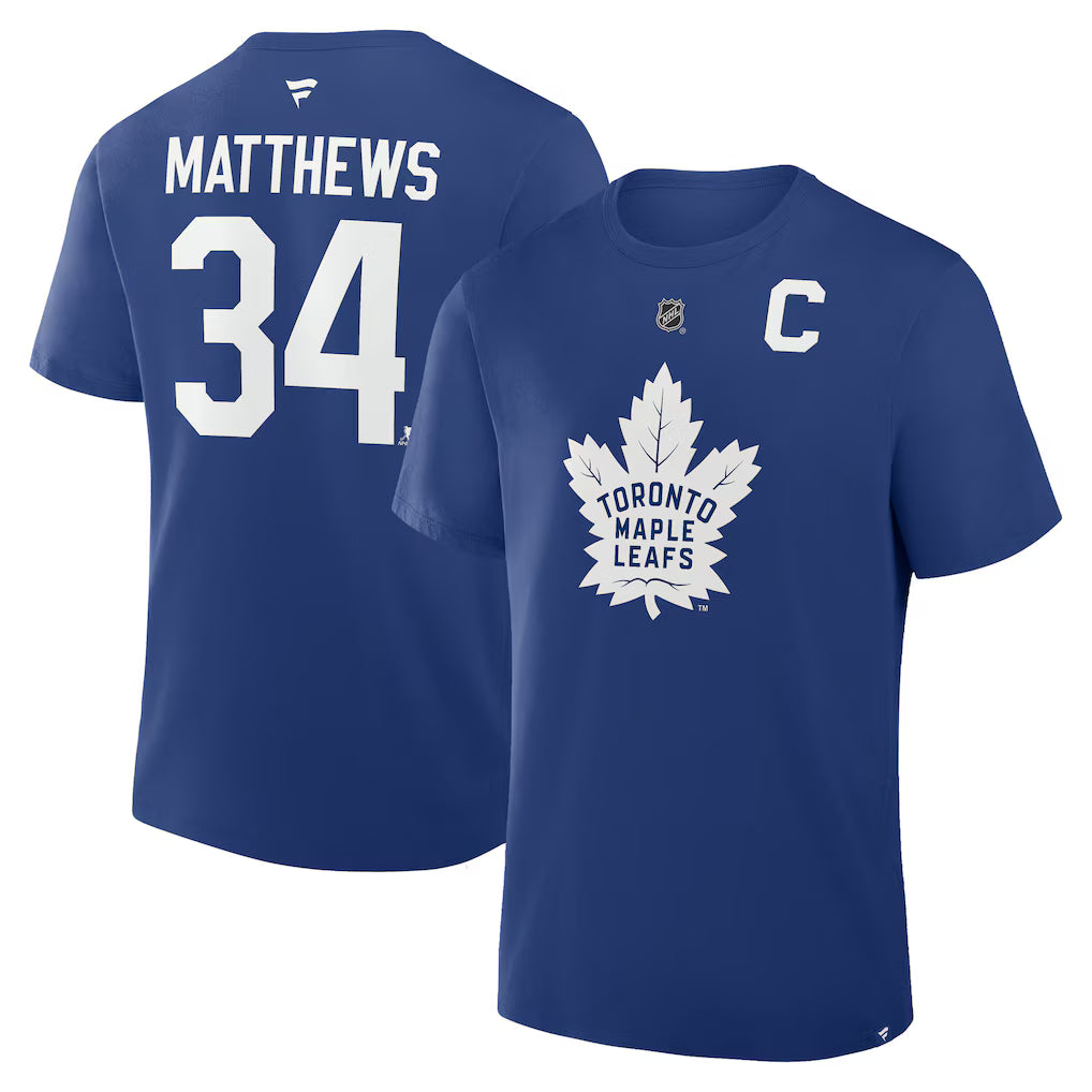 Fanatics Authentic Stack T-Shirt Toronto Maple Leafs - Auston Matthews