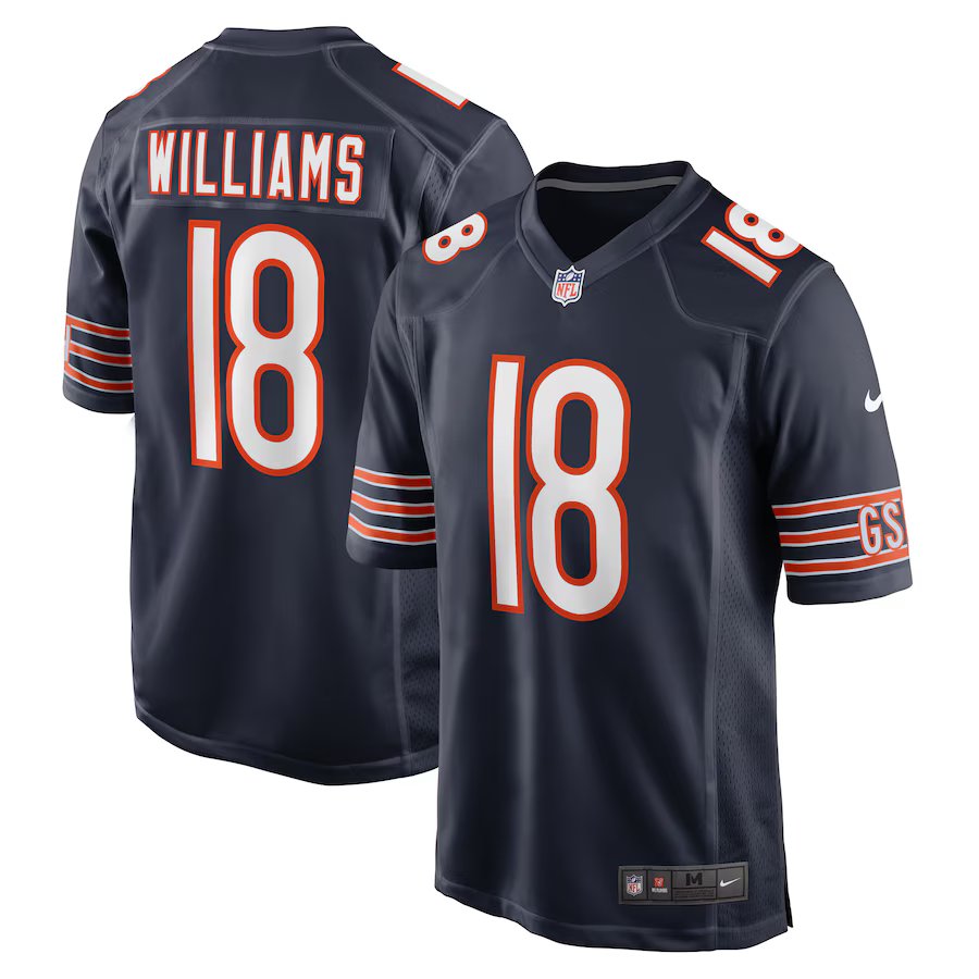 Nike NFL Chicago Bears Caleb Williams Home Game Men's Jersey
