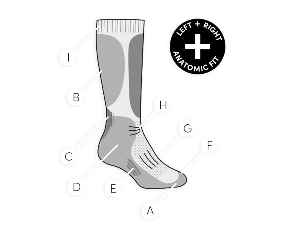 Men's Ski+ Medium Over the Calf Socks