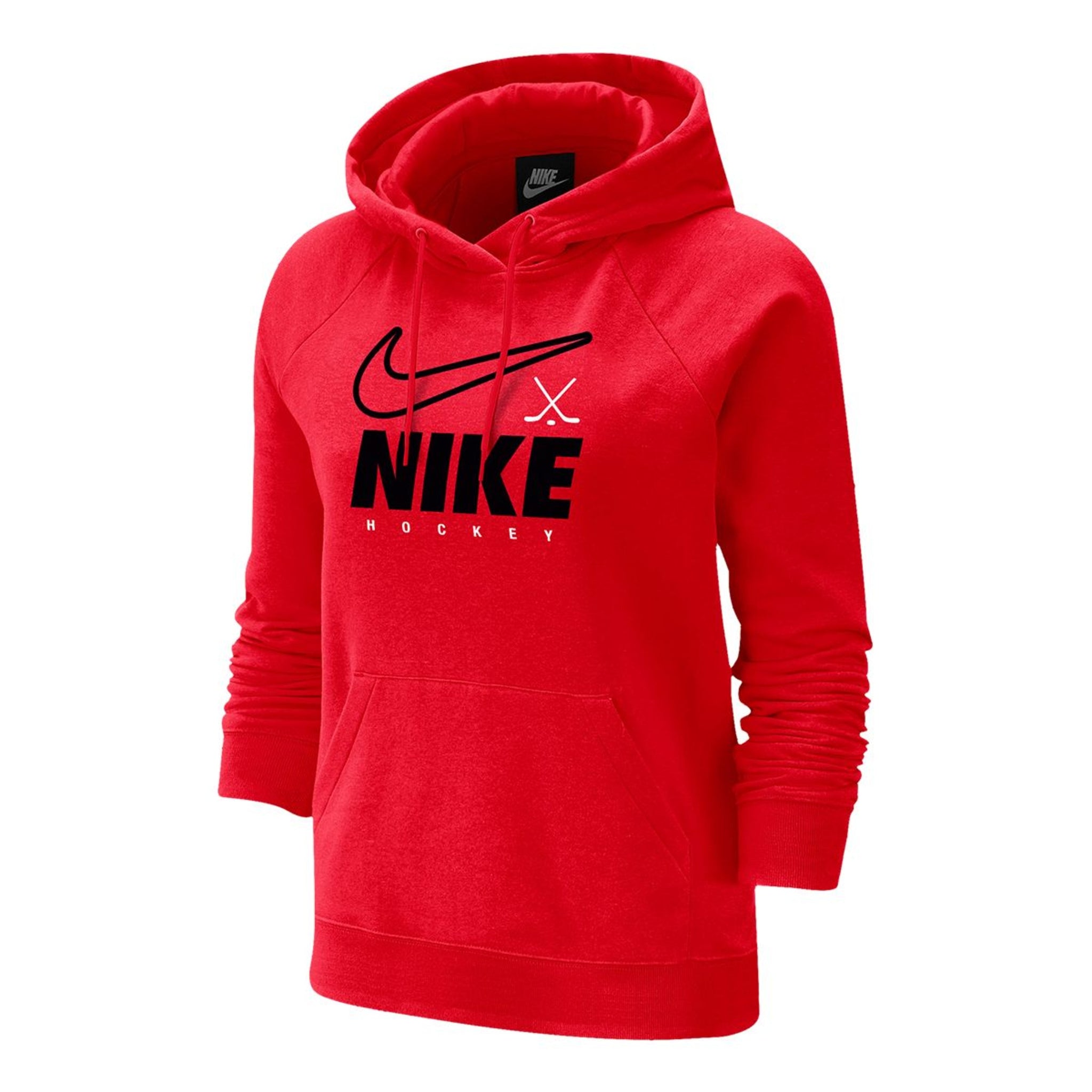 red nike sweatshirt women's