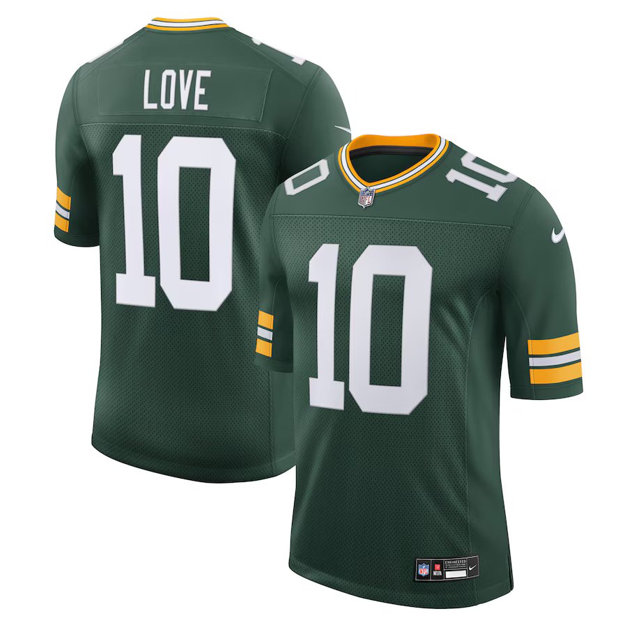 Nike NFL Green Bay Packers Jordan Love Limited Jersey