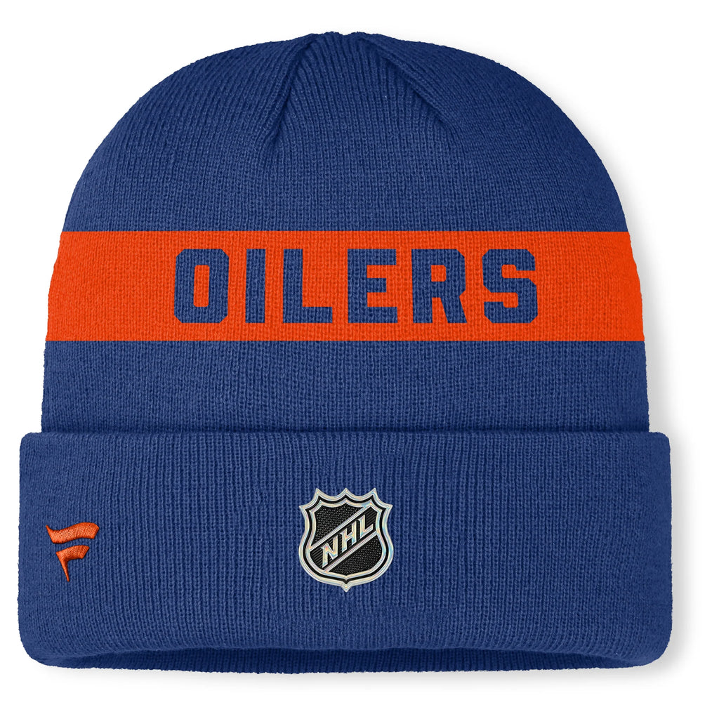 Fanatics Authentic Pro Rink 12 Cuffed Toque- Edmonton Oilers