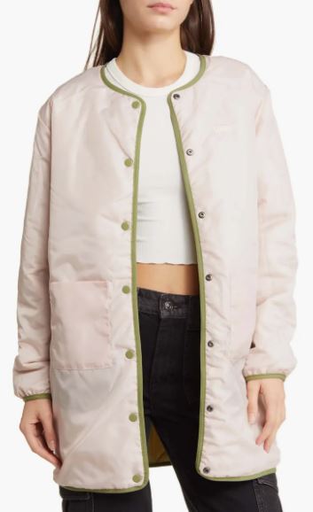 Women's Forces Oversized Long Reversible Liner Jacket
