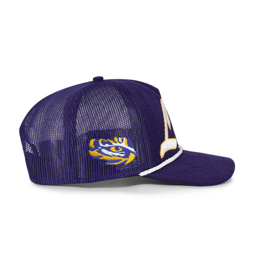 '47 Brand Double Header Mesh Hitch RF Relaxed Fit- Louisiana State Tigers LSU