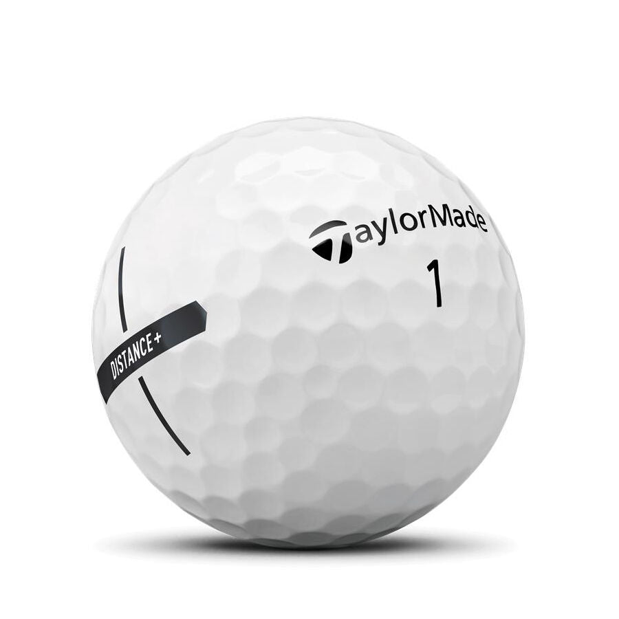 Taylormade Distance+ Golf Balls- One Dozen