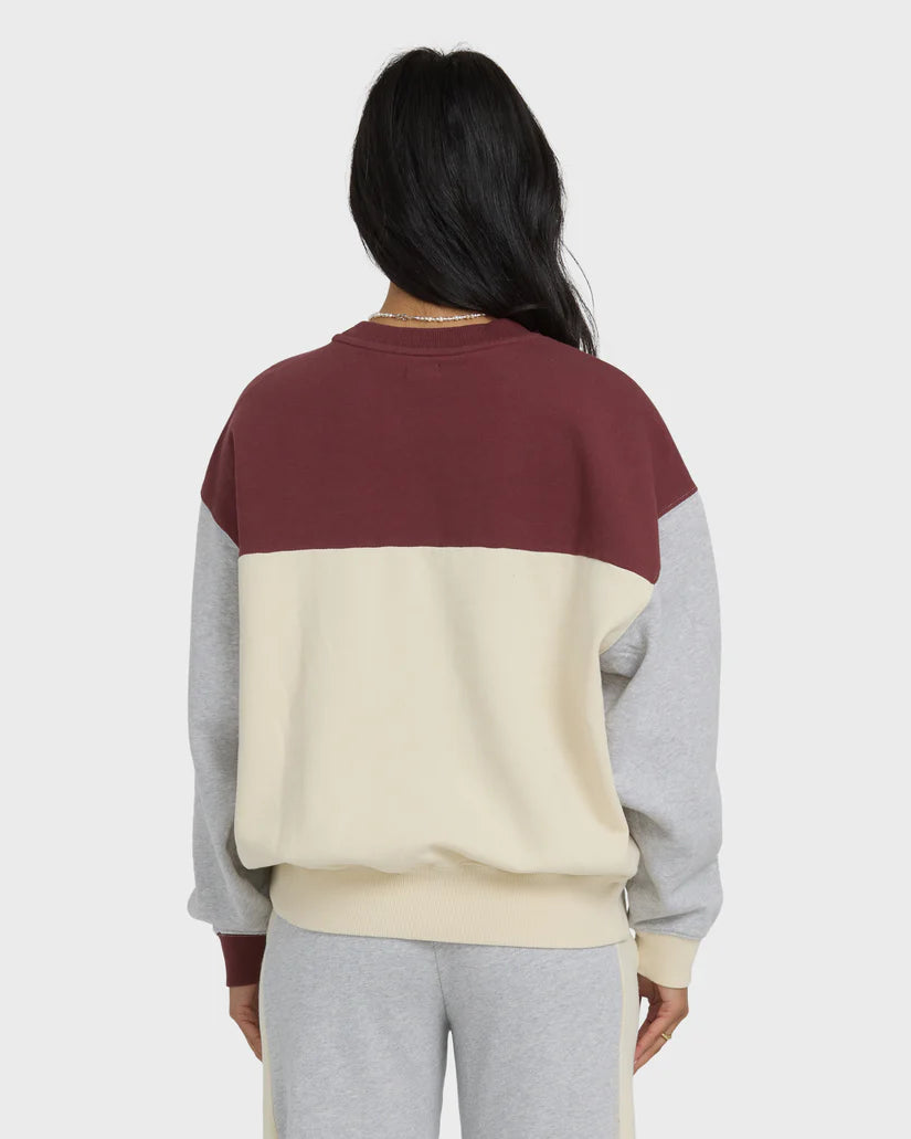 Billabong Women's Get It Kendal Crewneck Sweatshirt