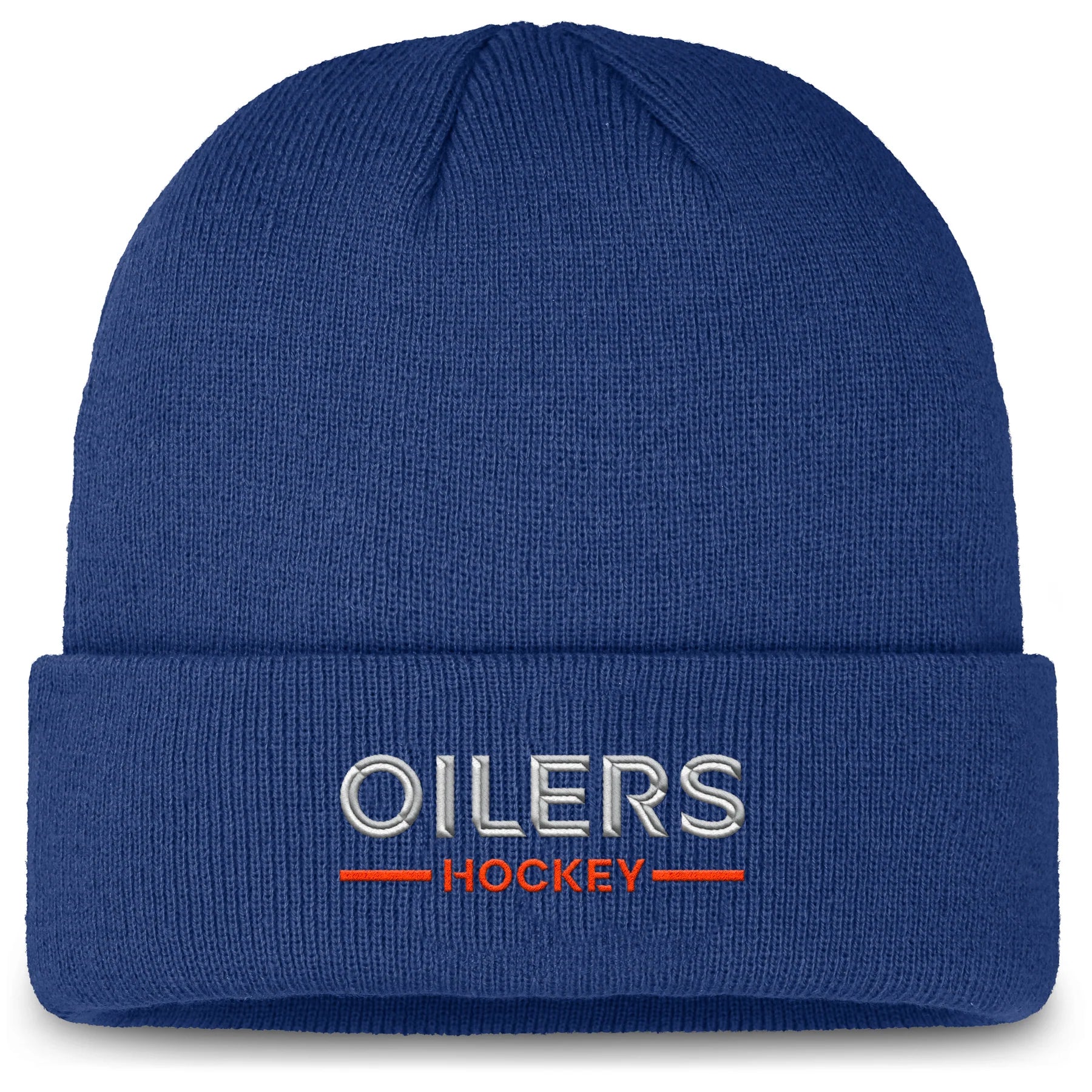 Fanatics Authentic Pro Rink 4 Cuffed Toque- Edmonton Oilers