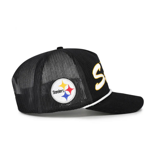 '47 Brand Double Header Mesh Relaxed Fit Hat- Pittsburgh Steelers