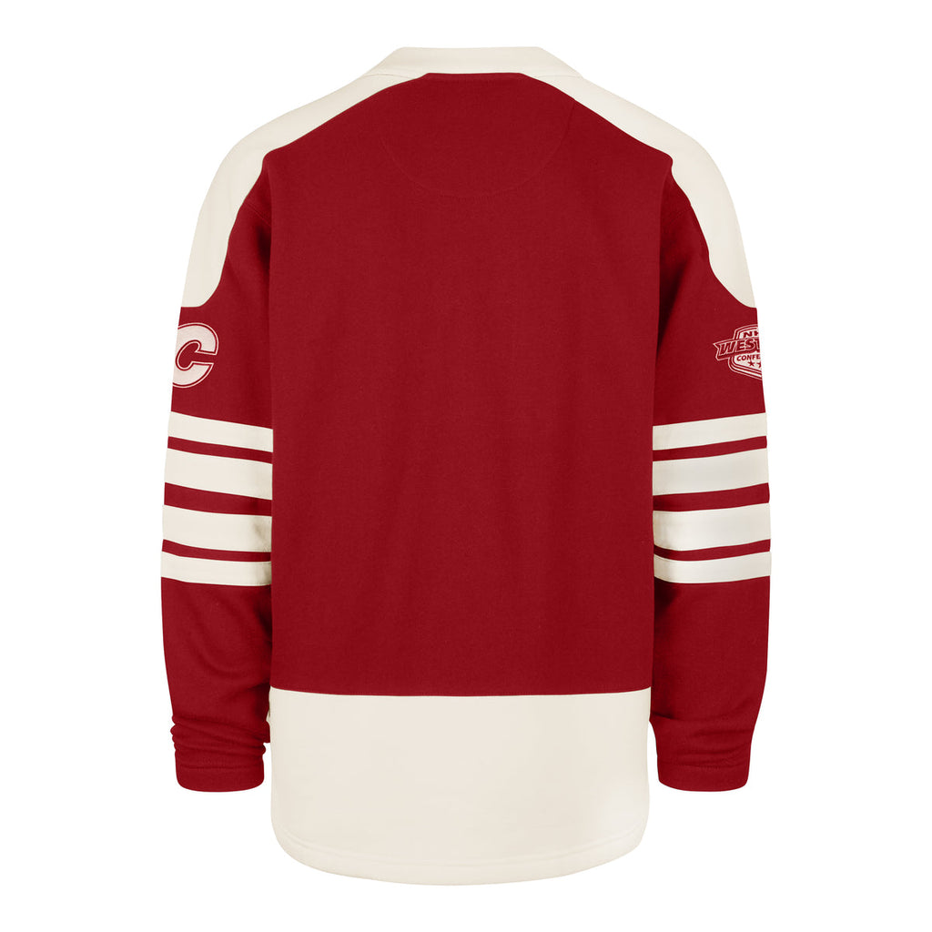 47 Brand Calgary Flames Golden Age Sweep Check Eternal Lacer