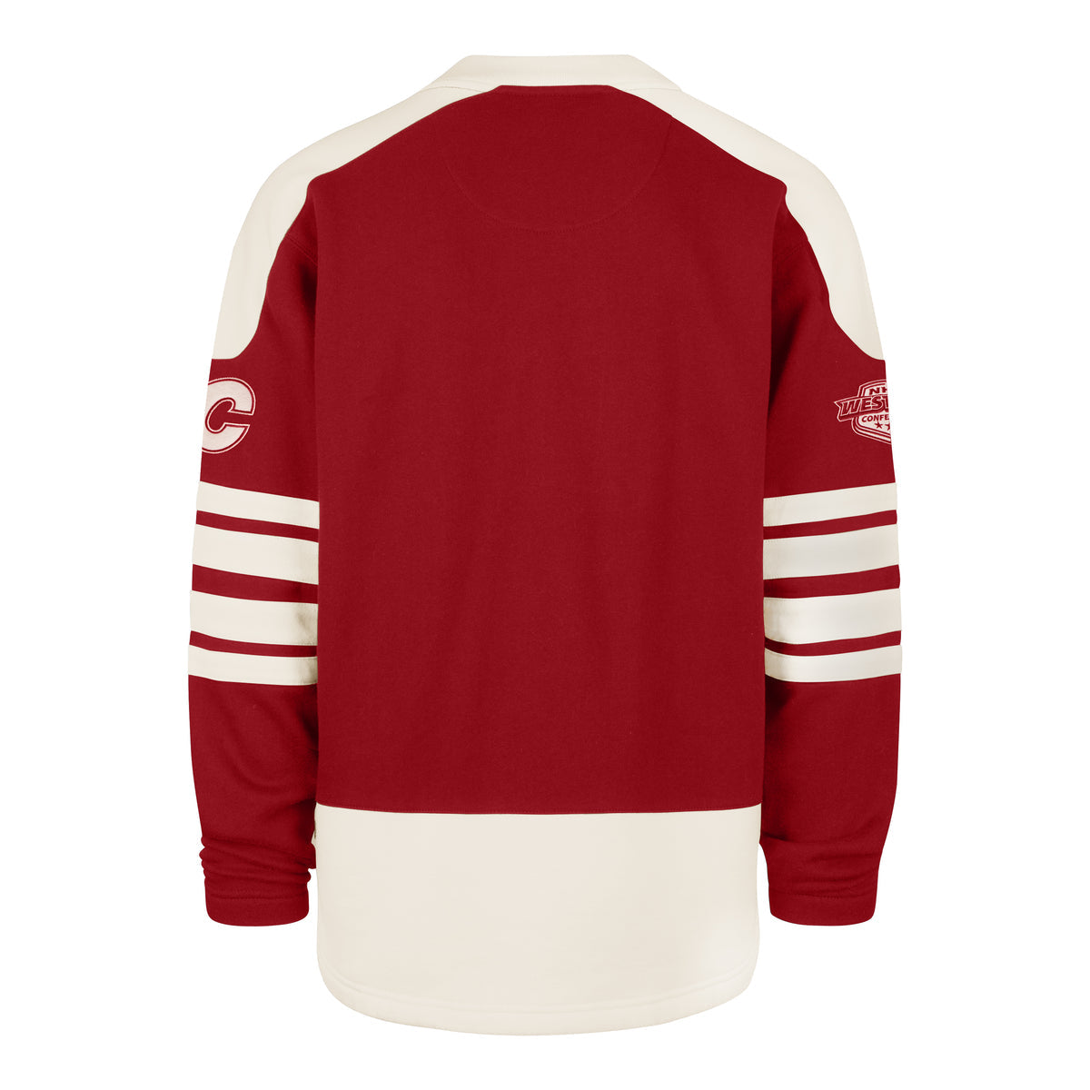 47 Brand Calgary Flames Golden Age Sweep Check Eternal Lacer