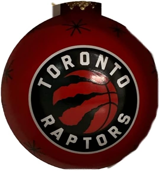FOCO Glass Ball Christmas Ornament- Toronto Raptors