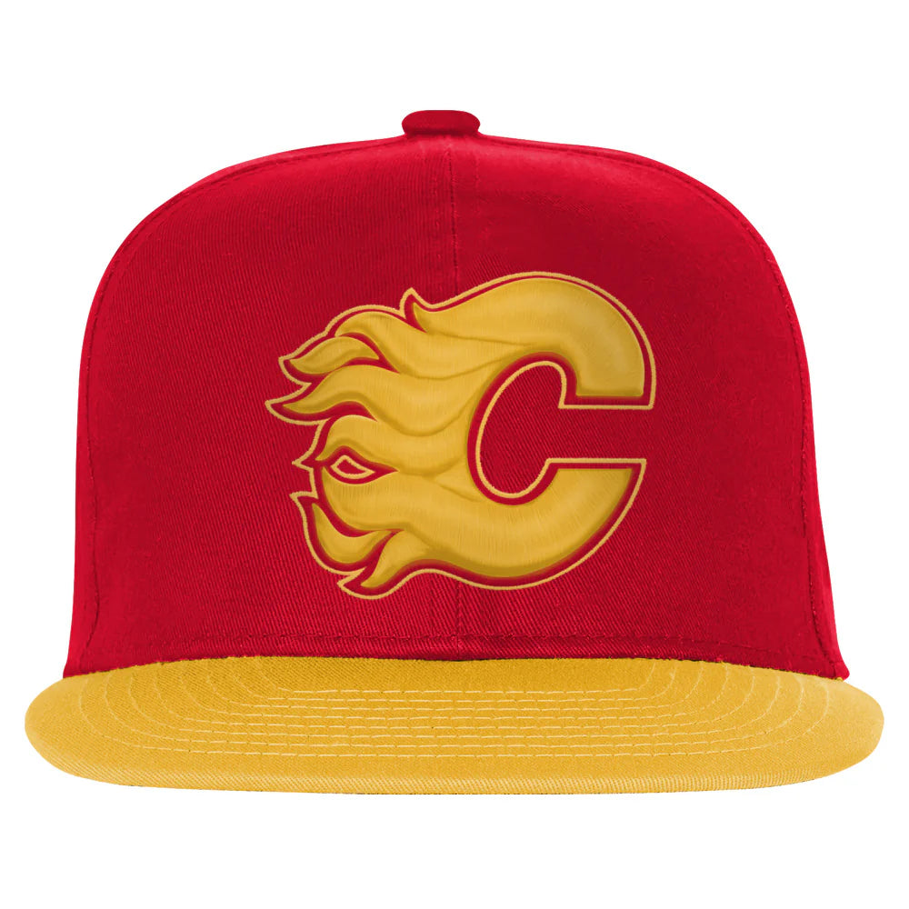 Outerstuff Calgary Flames Essential Flat Brim Hat