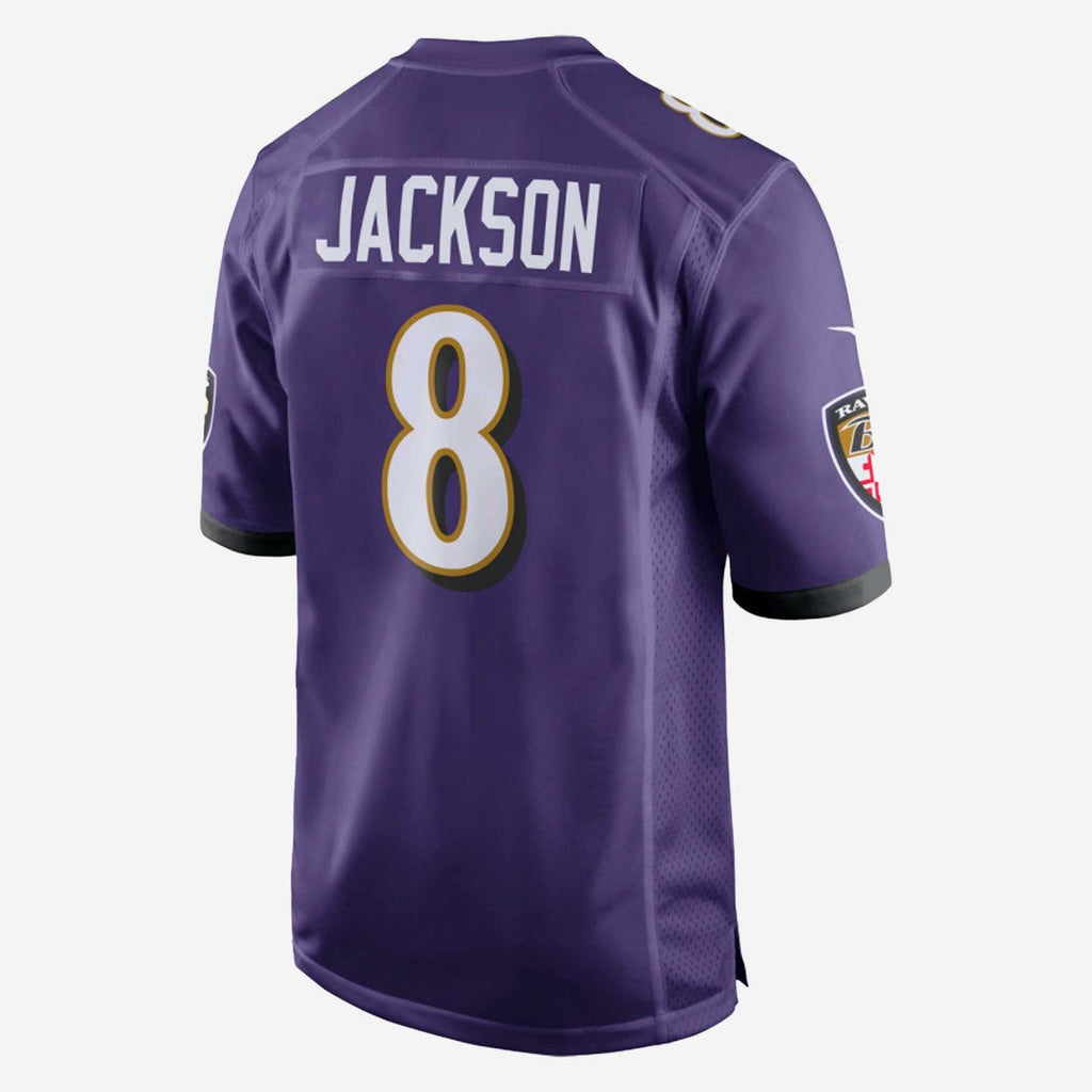 Nike NFL Baltimore Ravens Lamar Jackson #8 Game Jersey
