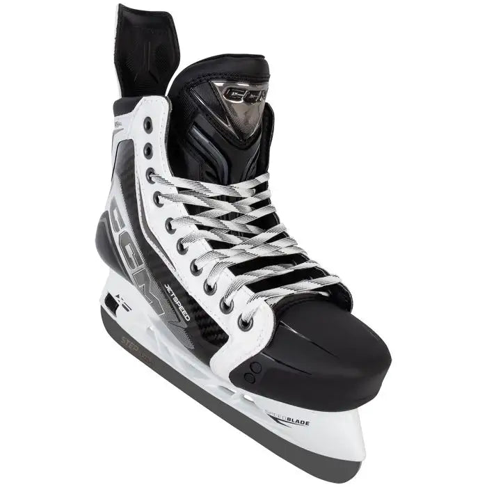 CCM JetSpeed FT8 Pro Senior Hockey Skates- White